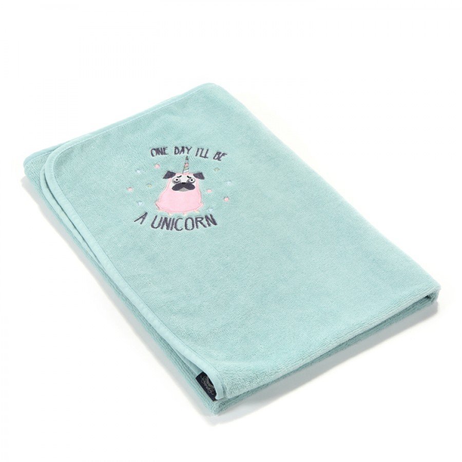 La Millou - Ręcznik Bamboo Soft - NEWBORN - Mint - DOGGY UNICORN - Esy Floresy 