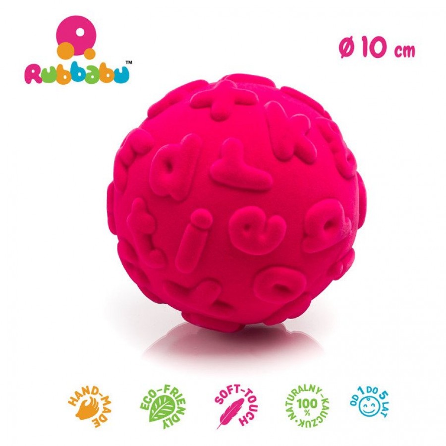 Rubbabu - Sensoryczna piłka z delikatną fakturą - Esy Floresy 