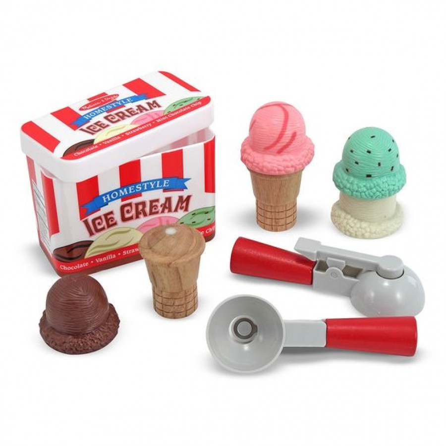 Melissa & Doug - Zestaw Scoop & Stack Ice Cream Cone Playset .  - Esy Floresy 