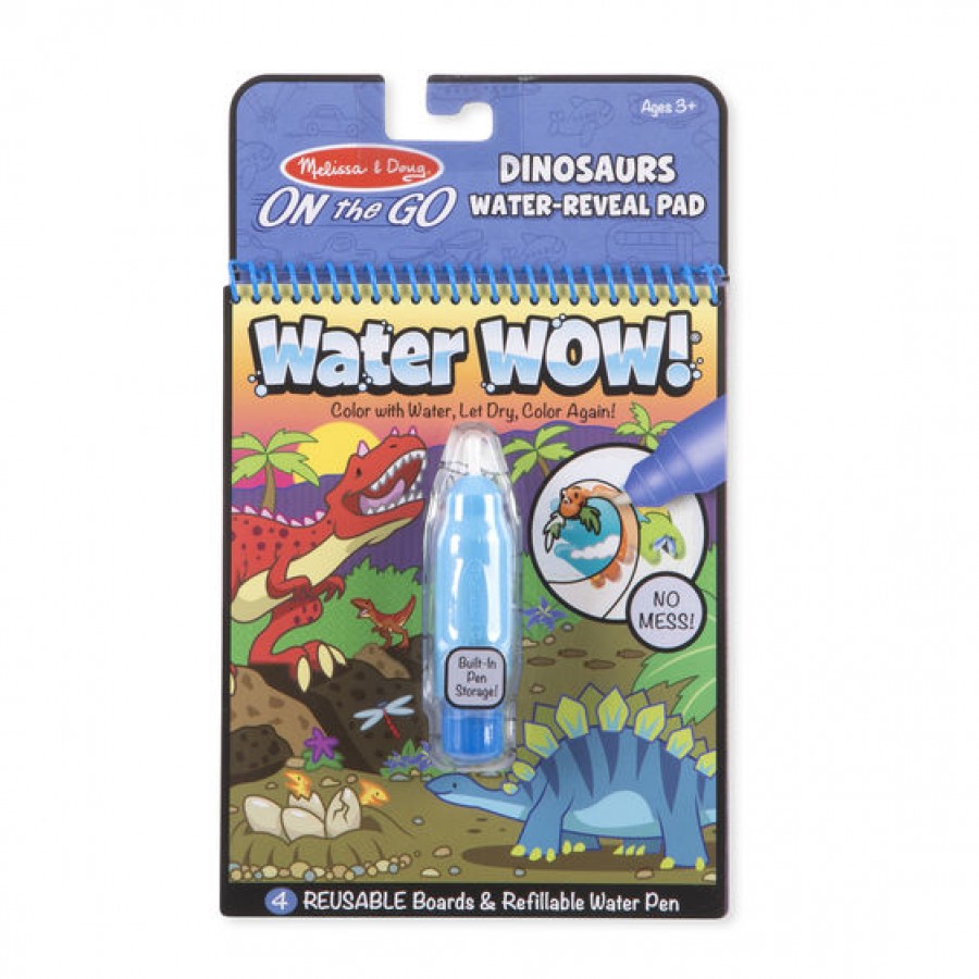 Melissa & Doug - Wodna Kolorowanka Water Wow! - Dinozaury  - Esy Floresy 
