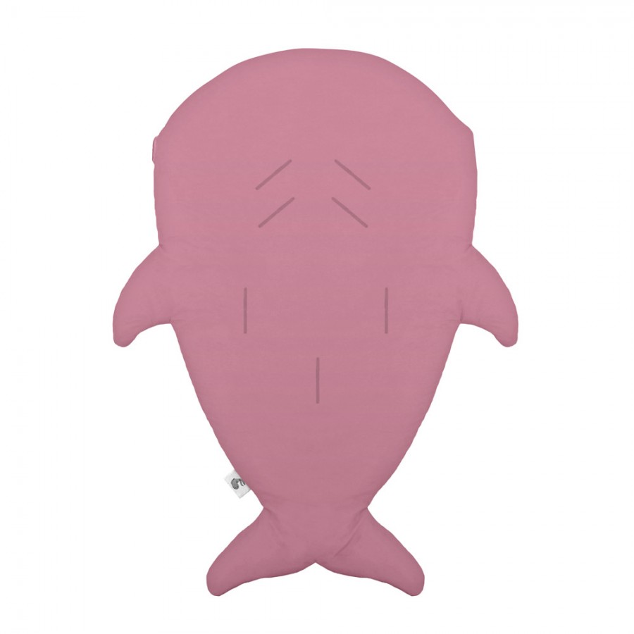 Baby Bites - Śpiworek zimowy Shark (1-18 miesięcy) Pink - Esy Floresy 