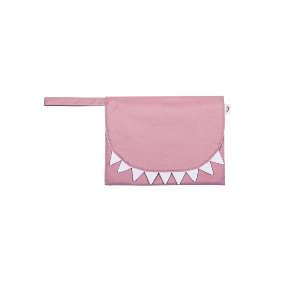 Baby Bites - Przewijak podróżny Shark Pink - Esy Floresy 