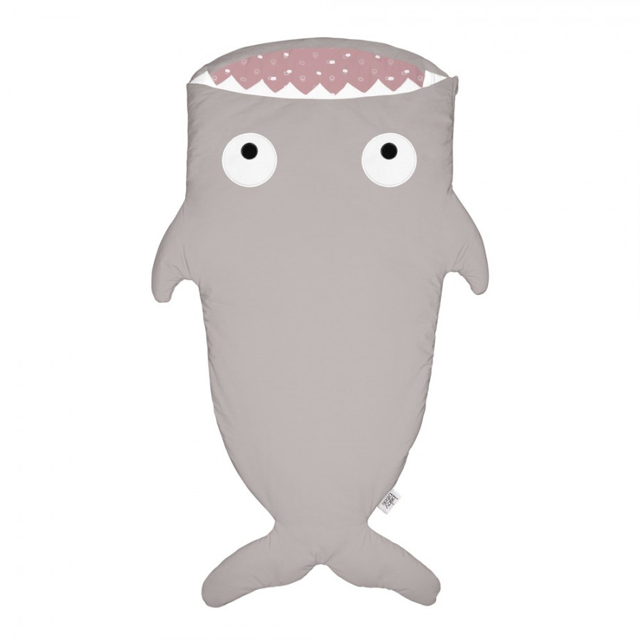 Baby Bites - Śpiworek zimowy Shark (2-6 lat) Stone/Pink - Esy Floresy 