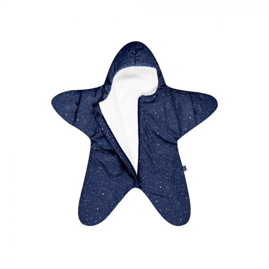 Baby Bites - Kombinezon zimowy Star (3-6 miesięcy) Navy Blue - Esy Floresy 