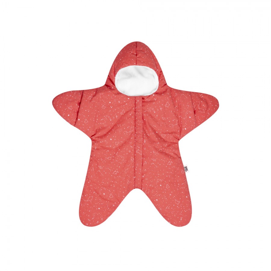 Baby Bites - Kombinezon zimowy Star (3-6 miesięcy) Coral - Esy Floresy 
