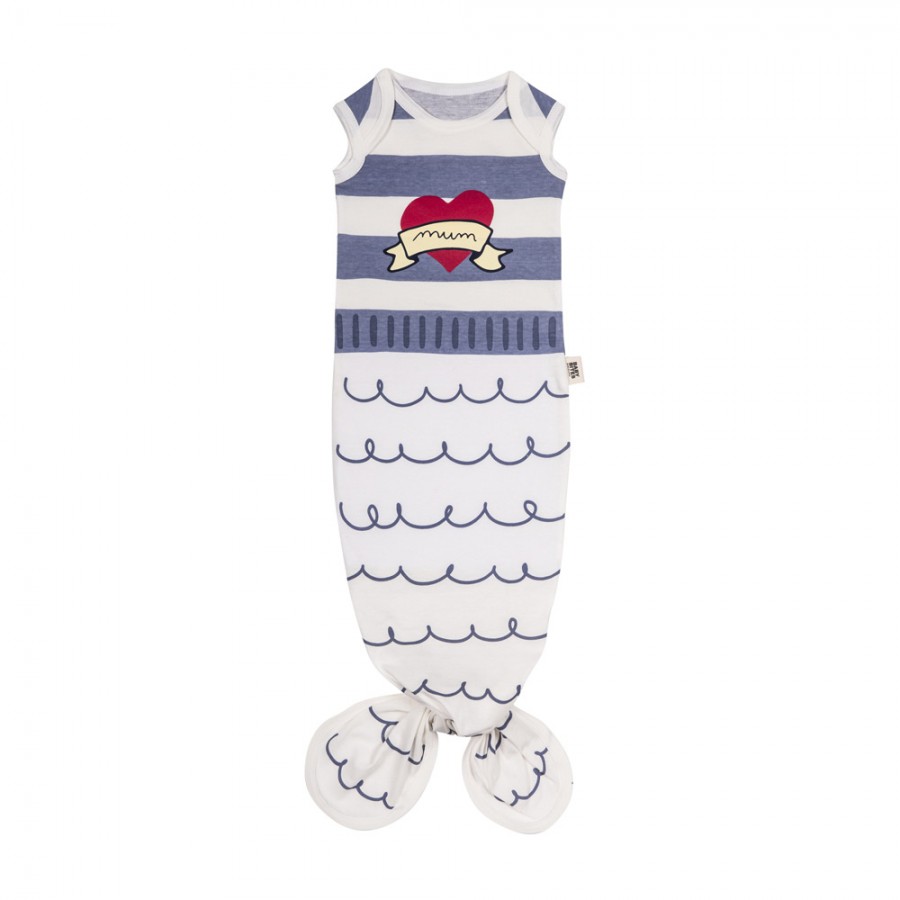 Baby Bites - Śpioszki Baby Gown Sailor (0-3 miesięcy) Blue - Esy Floresy 