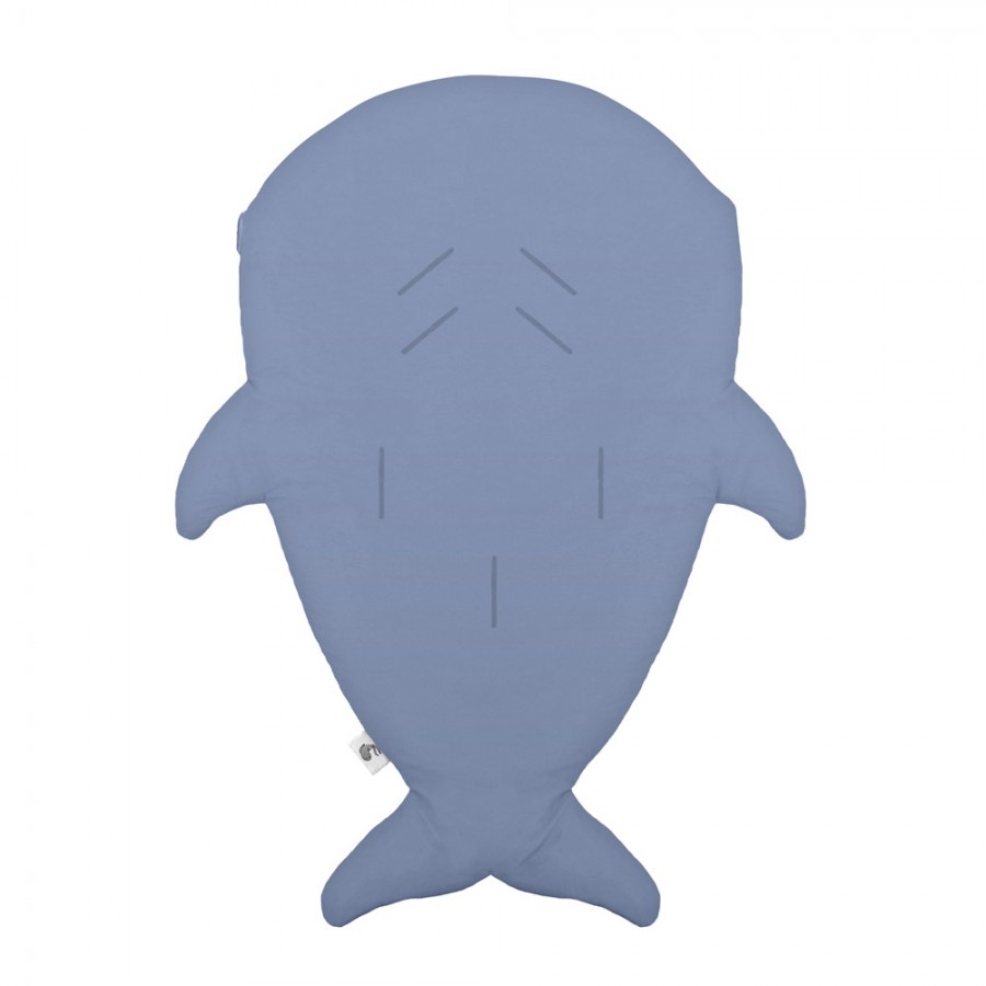 Baby Bites - Śpiworek zimowy Shark (1-18 miesięcy) Slate Blue - Esy Floresy 