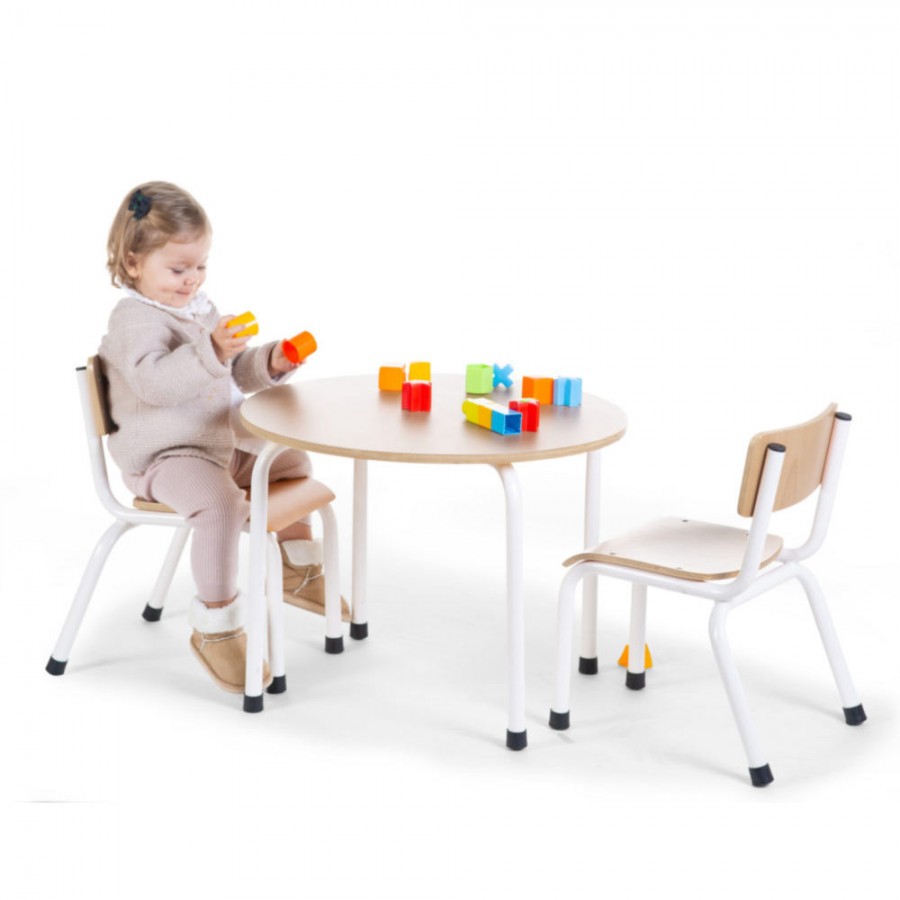 Childhome - Krzesełka dziecięce Natural White - 2 sztuki - Esy Floresy 