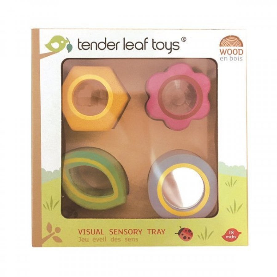 Tender Leaf Toys - Drewniana zabawka sensoryczna - Kwiaty - zabawka optyczna - Esy Floresy 