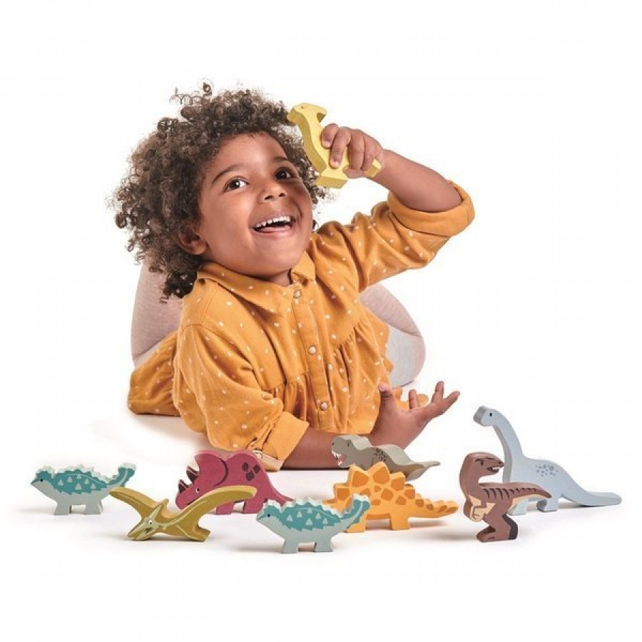 Tender Leaf Toys - Drewniane figurki do zabawy - Dinozaury - Esy Floresy 