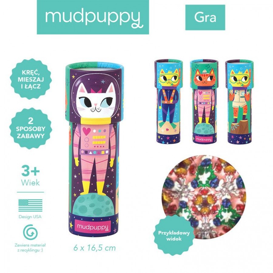 Mudpuppy - Kalejdoskop Mix&Match Kotki 3+ - Esy Floresy 