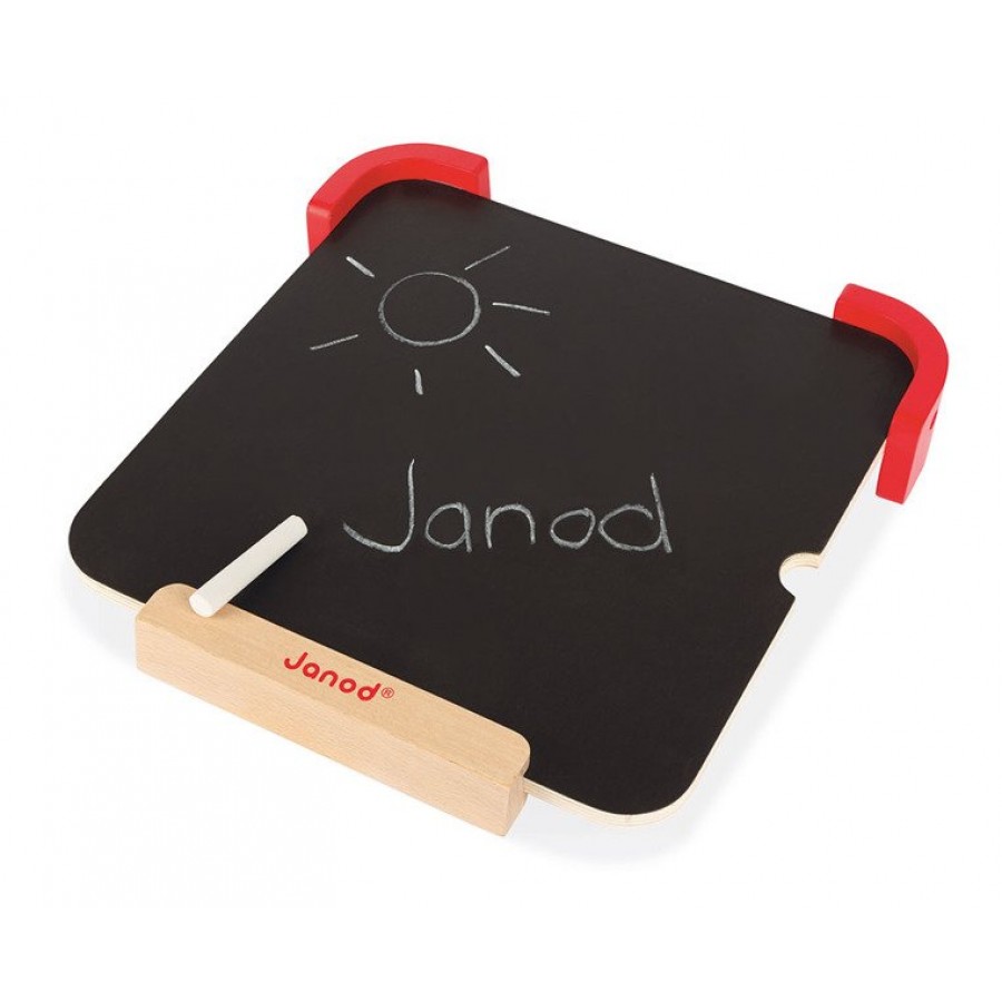 Janod - Układanka drewniana magnetyczna z tablicą Uczę się kolorów - Esy Floresy 