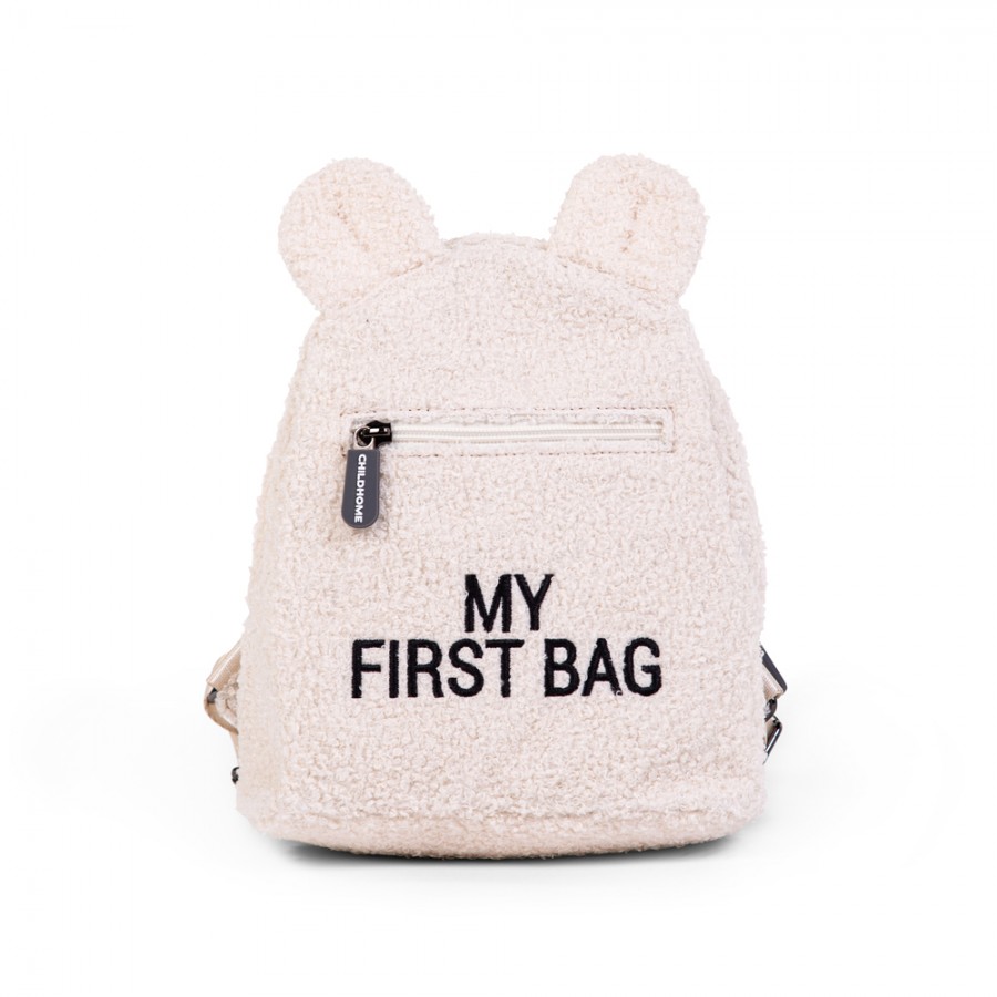 Childhome - Plecak dziecięcy My First Bag Teddy Bear White (Limited Edition) - Esy Floresy 