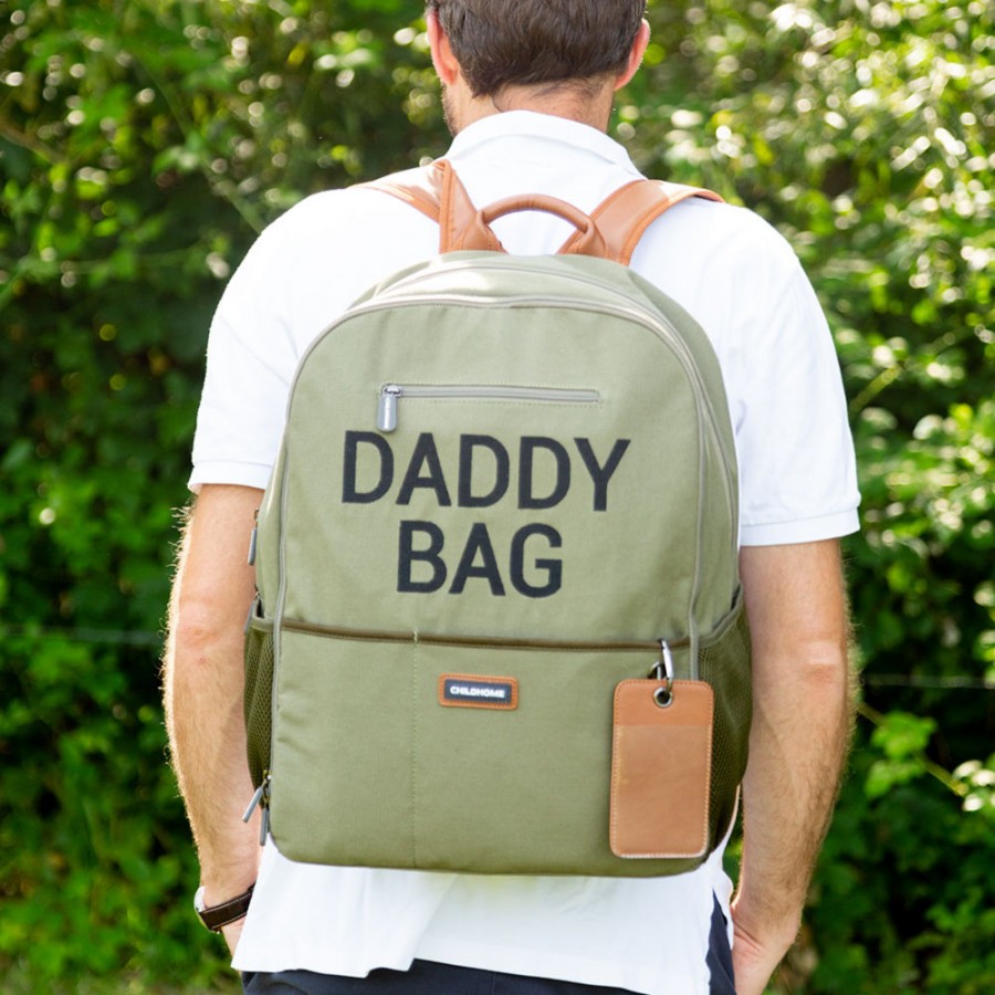 Childhome - Plecak Daddy bag Kanwas Khaki - Esy Floresy 