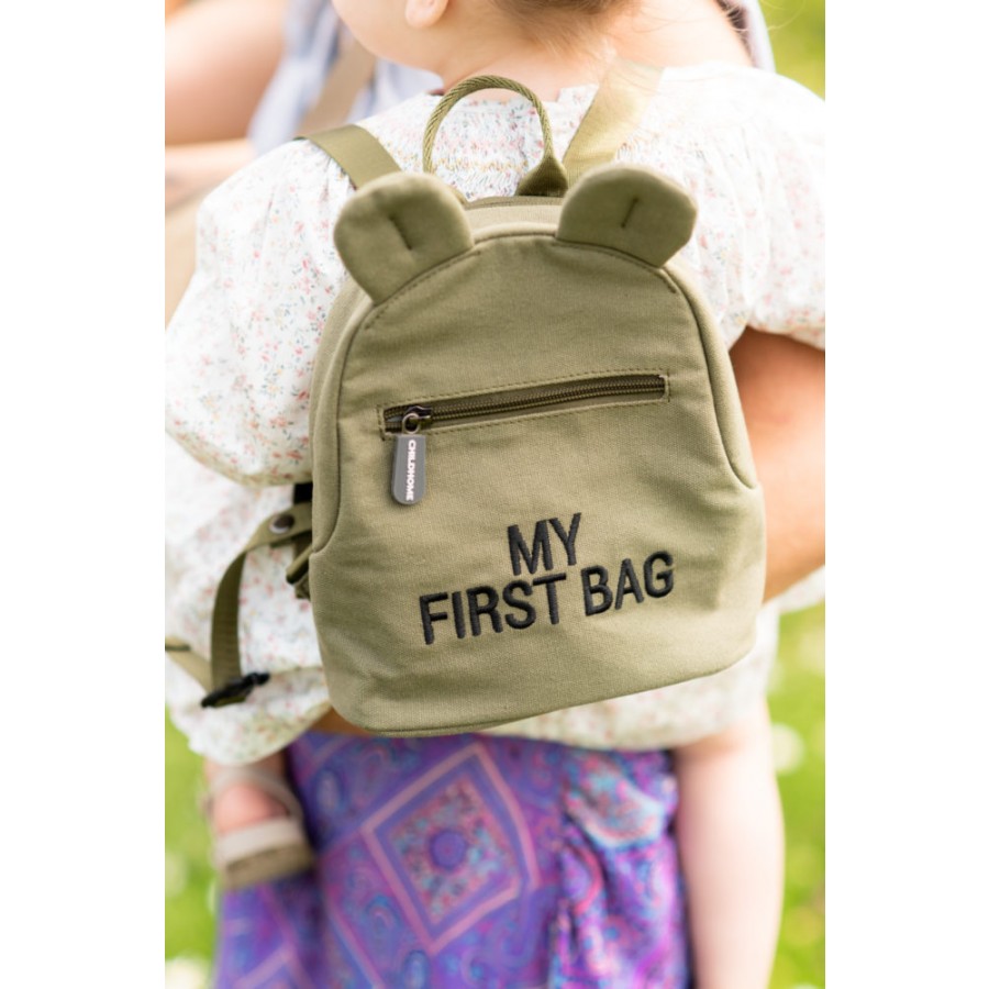 Childhome - Plecak dziecięcy My First Bag Kanwas Khaki - Esy Floresy 
