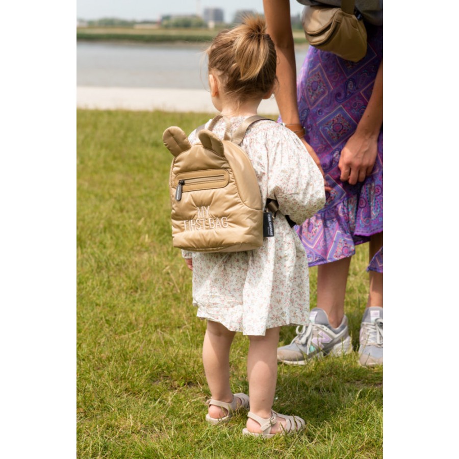 Childhome - Plecak dziecięcy My First Bag Pikowany Beżowy - Esy Floresy 