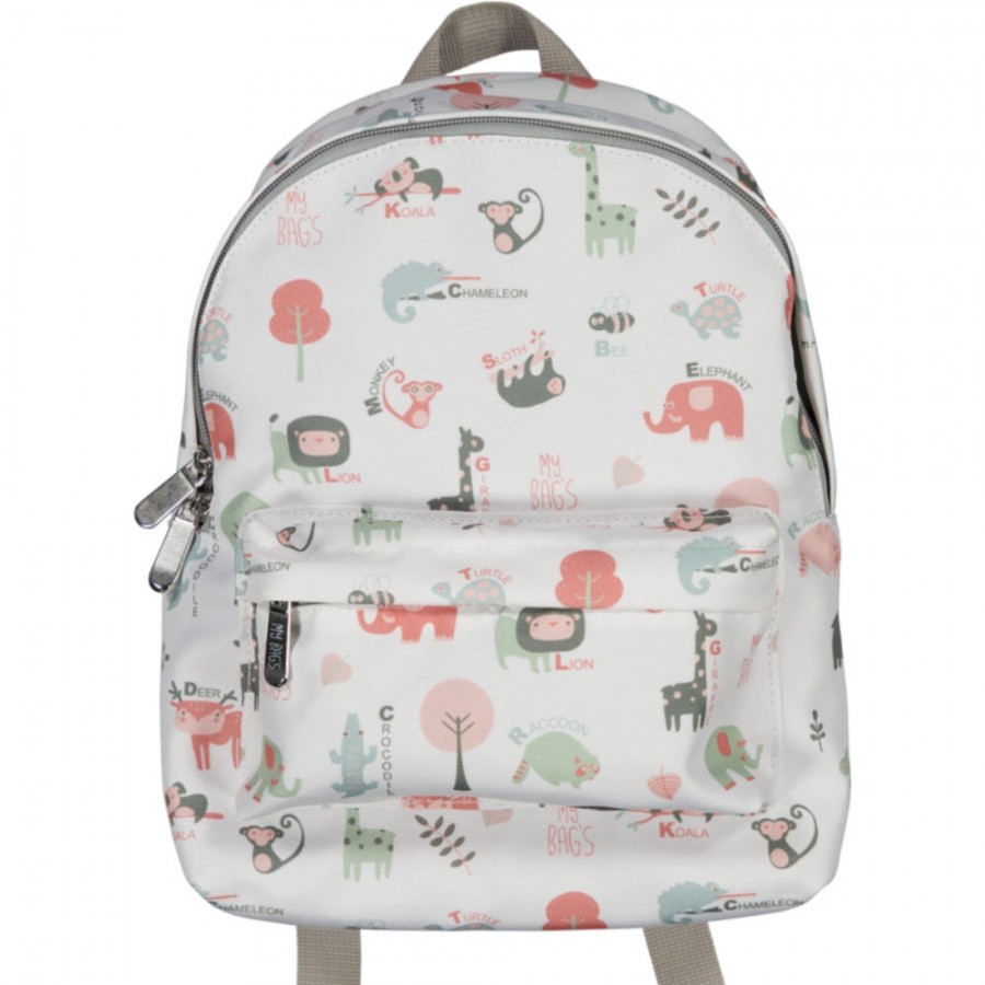 My Bag's Plecak dziecięcy Animals Pink - Esy Floresy 
