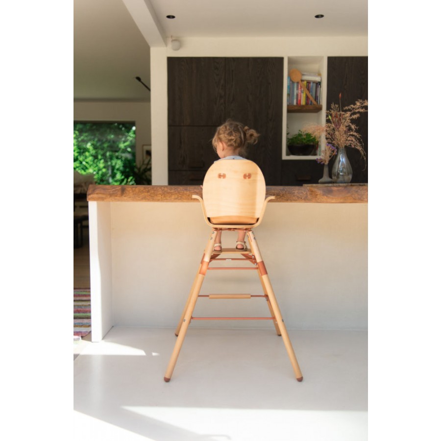 Childhome Krzesełko do karmienia Evowood Natural Rust - Esy Floresy 