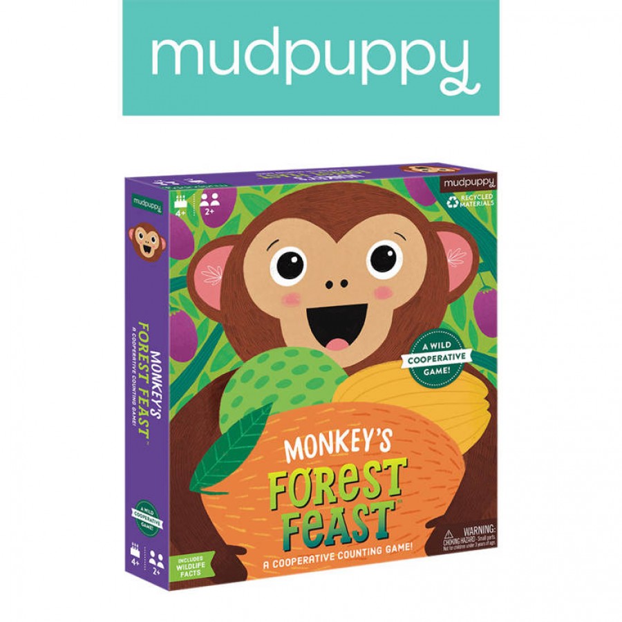 Mudpuppy Gra zespołowa Leśna uczta małpki 4+ - Esy Floresy 