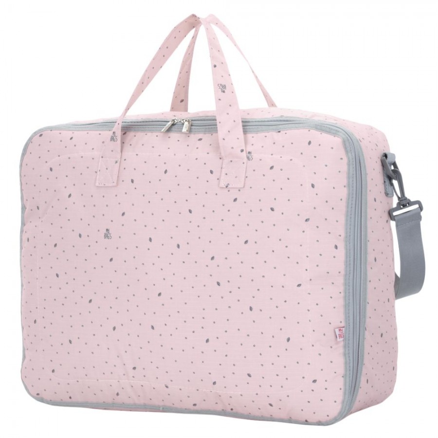 My Bag's - Torba Weekend Bag Leaf Pink - Esy Floresy 
