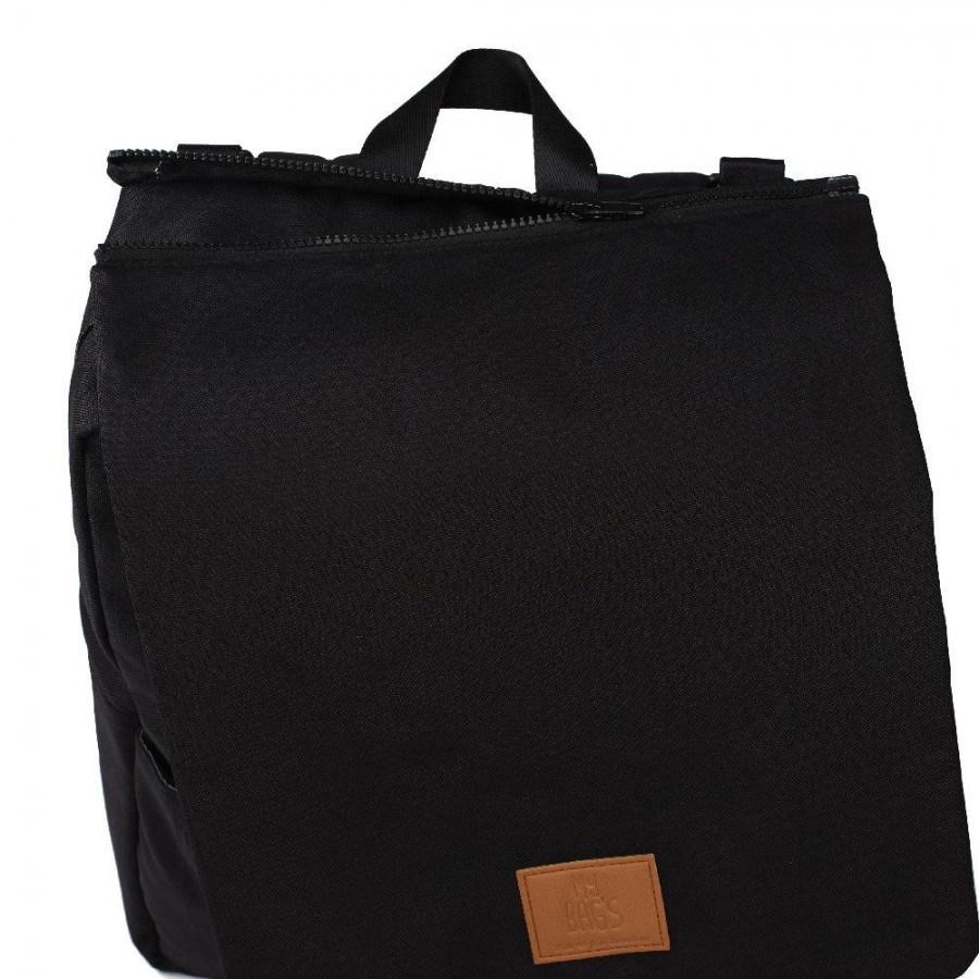  My Bag's - Plecak Reflap eco black/blue - Esy Floresy 