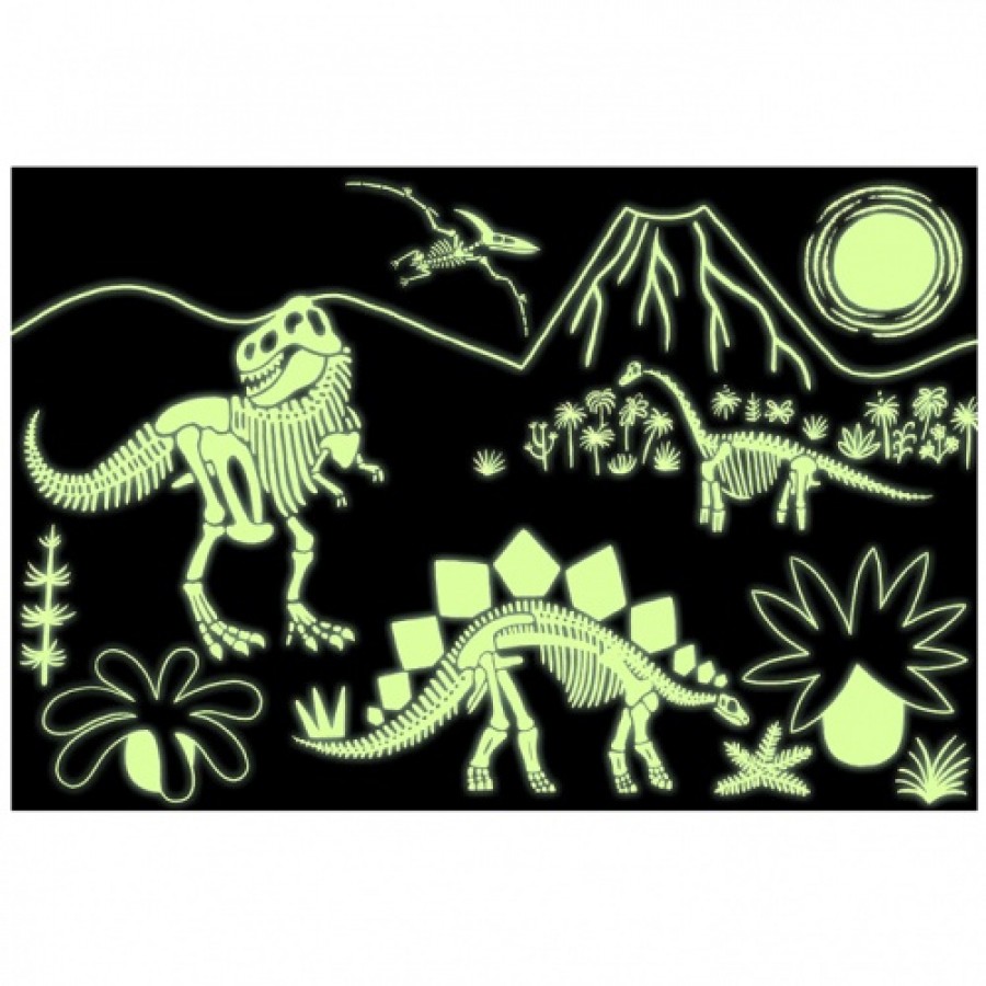 Mudpuppy - Puzzle świecące w ciemności Dinozaury 100 elementów 5+ - Esy Floresy 