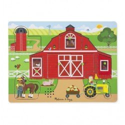 Melissa & Doug - Puzzle dźwiękowe Na farmie | Esy Floresy