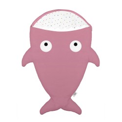 Baby Bites - Śpiworek zimowy Shark (1-18 miesięcy) Pink | Esy Floresy