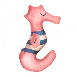 Baby Bites - Poduszka do karmienia Sea Horse 100 x 55 cm Pink | Esy Floresy
