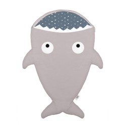Baby Bites - Śpiworek zimowy Shark (1-18 miesięcy) Stone/Blue | Esy Floresy