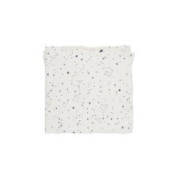 Baby Bites - Pieluszka muślinowa 120 x 120 cm Constelations White | Esy Floresy