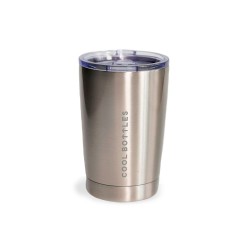 Cool Bottles - Kubek termiczny 330 ml Metallic Silver | Esy Floresy