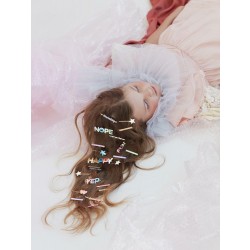 Meri Meri -   Spinki do włosów Brokatowe na tęczy | Esy Floresy