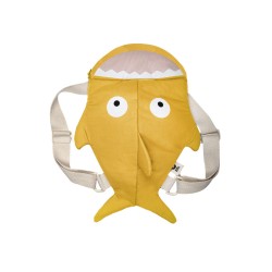 Baby Bites Plecak dziecięcy Shark Yellow mustard | Esy Floresy