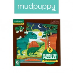 Mudpuppy Puzzle magnetyczne Dinozaury 4+ | Esy Floresy