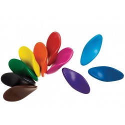 Ooly Kredki ergonomiczne Świderki 10 kolorów | Esy Floresy