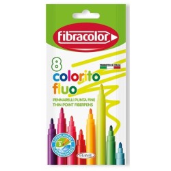 Fibracolor Pisaki Colorito Fluo 8 kolorów | Esy Floresy