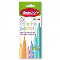 Fibracolor Pisaki Colorito Pastel 6 kolorów | Esy Floresy