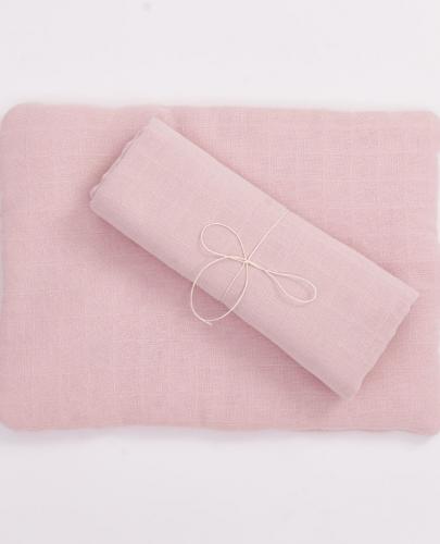 
                                                                                  Bim Bla - Poduszka z bawełny organicznej Jasny Róż - Esy Floresy 
