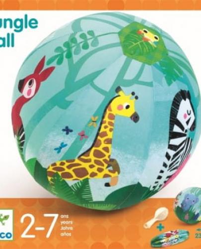 
                                                                                  Djeco - Piłka materiałowa DŻUNGLA z balonami 23 cm - Esy Floresy 