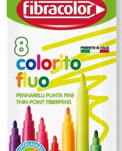 
                                                                                  Fibracolor Pisaki Colorito Fluo 8 kolorów - Esy Floresy 