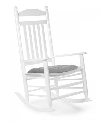 
                                                                                  Childhome - Krzesełko bujane LUX lakierowane białe + poduszka - Esy Floresy 