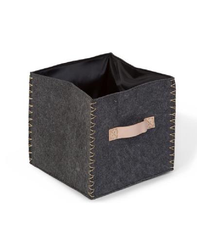 
                                                                                  Childhome - Składane pudełko filcowe 40 x 40 x 60 cm Anthracite/Gold - Esy Floresy 